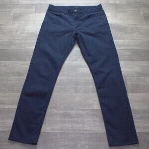Theory Pants Haydin Cotton Stretch 5 Pocket Men Size 33x31 Navy Blue